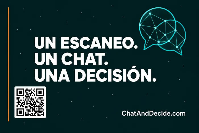 UN ESCANEO. UN CHAT. UNA DECISIÓN.