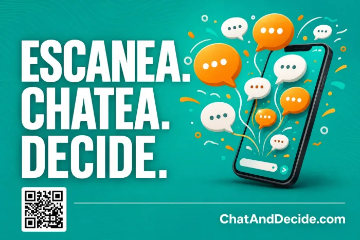 ESCANEA. CHATEA. DECIDE.
