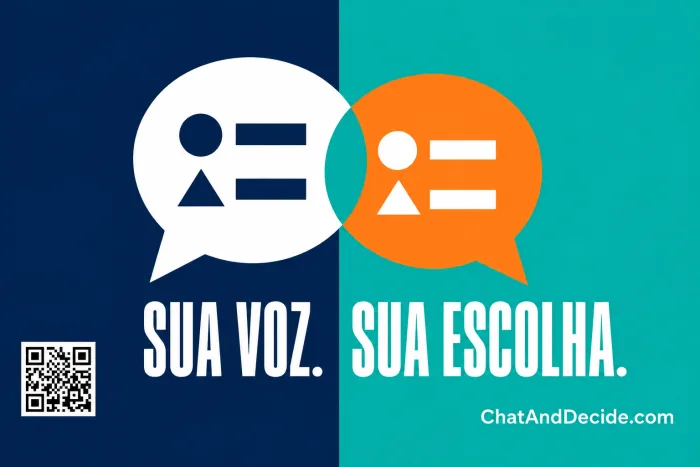 SUA VOZ. SUA ESCOLHA.