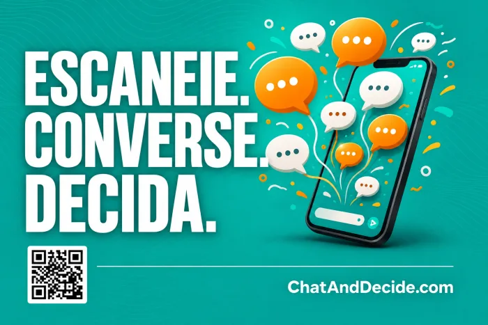 ESCANEIE. CONVERSE. DECIDA.