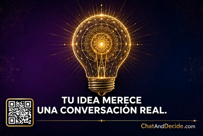 TU IDEA MERECE UNA CONVERSACIÓN REAL.