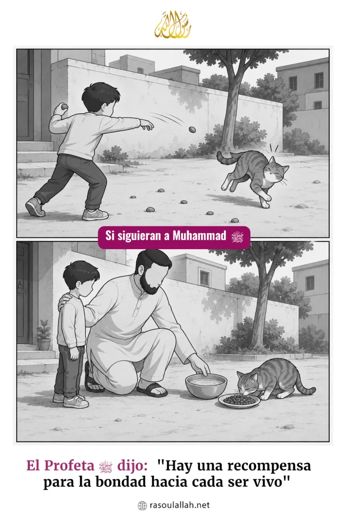Si Siguieran a Muhammad ﷺ con un animal