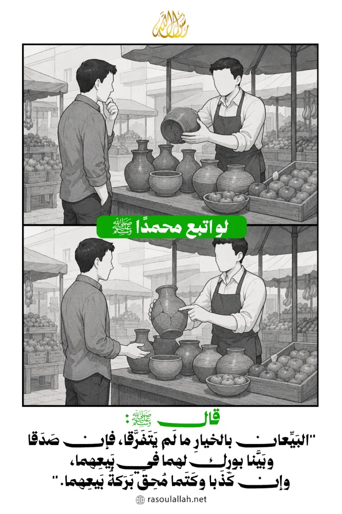 لو اتبع محمدًا ﷺ في السوق