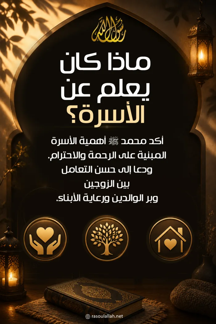 ماذا كان يعلم عن الأسرة؟
