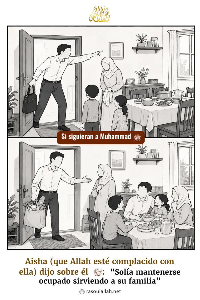 La Esposa (Si siguieran a Muhammad ﷺ en casa)