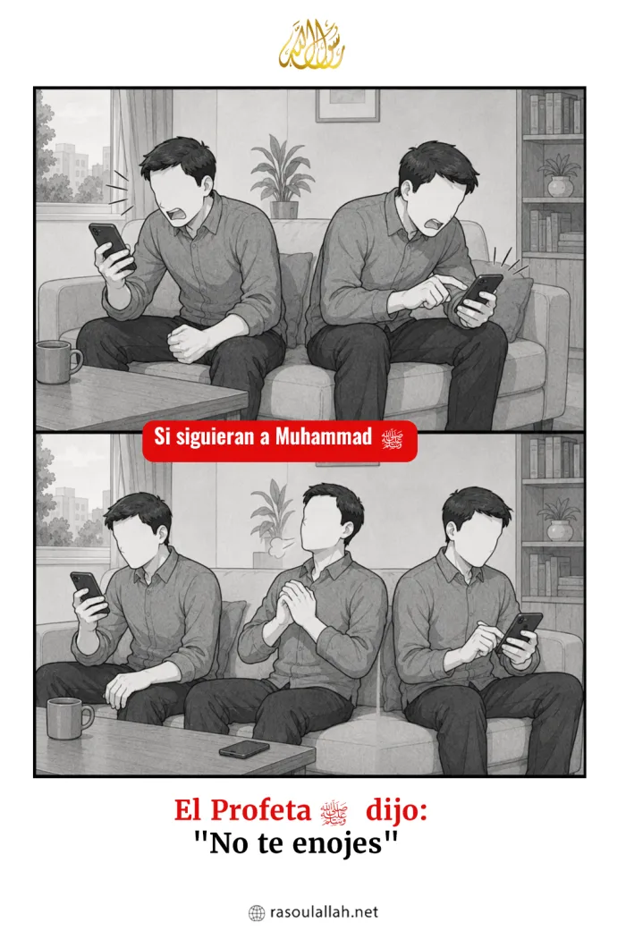 Si Siguieran a Muhammad ﷺ cuando están enojados